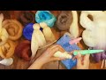 Clase / tutorial Pesebre fieltroagujado|needle felting