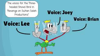 Partially Disowned Goanimate Voices For Three-Headed Shovel Bird Our Fake Imaginary Kids