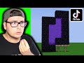 PROVO I TIK TOK  VIRALI PIÙ *ILLEGALI* DI MINECRAFT