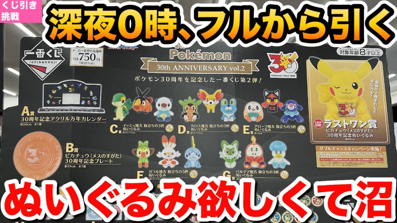 Ichiban Kuji] Pokémon 30th Anniversary Vol. 2: Challenging the