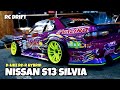 紫のs13シルビアがD-LIKE Re-R HYBRIDでドーリドリ!!(トータルプロショップメッカ)