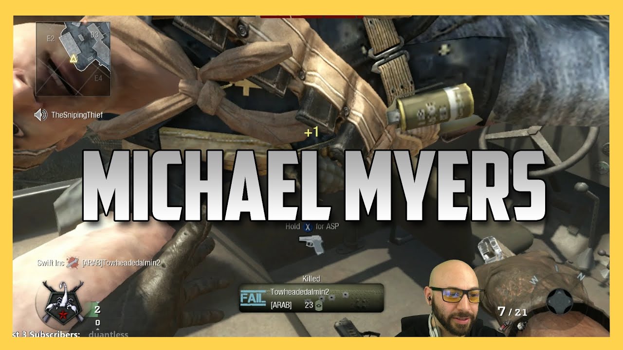 Michael Myers on Firing Range - Slippery Bastards (Black Ops 1) | Swiftor