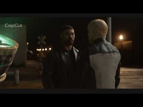 John Stewart Vs Guy Gardner | John Kicks Guy Gardner Off Earth | Lanterns