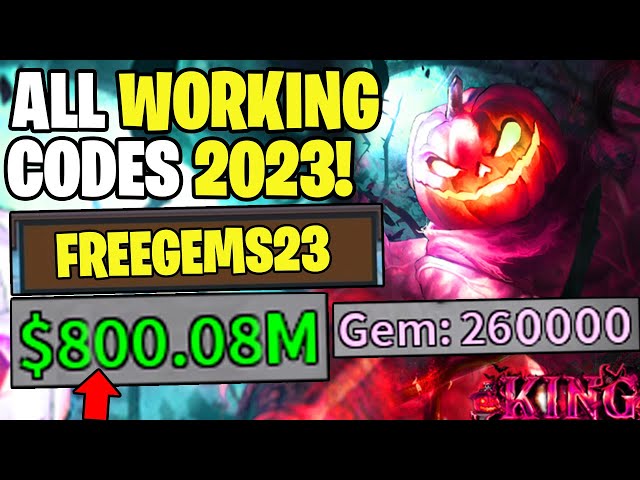 NEW* ALL WORKING CODES FOR KING LEGACY 2023! ROBLOX KING LEGACY CODES 