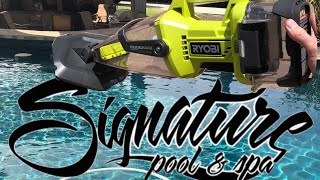 Ryobi pool vacuum - YouTube