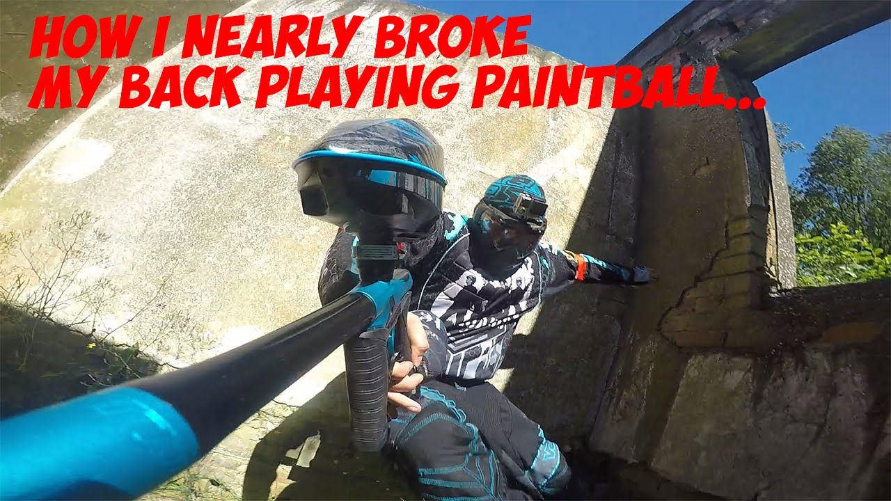 How I nearly broke my back playing paintball...