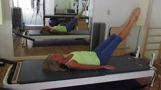 The Jackknife move on the Pilates Mat