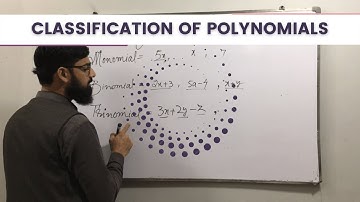 Classification of polynomials | Monomial | Binomial | Trinomial | Multinomial in Urdu