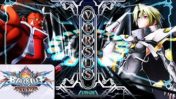 BlazBlue Chronophantasma Extend: Ittarra Oda (Iron Tager) Vs  Grimey Bear (Lambda 11) Rematch 60fps
