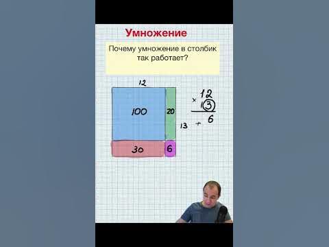 Почему работает умножение в столбик? #математика #умножение #счет # ...