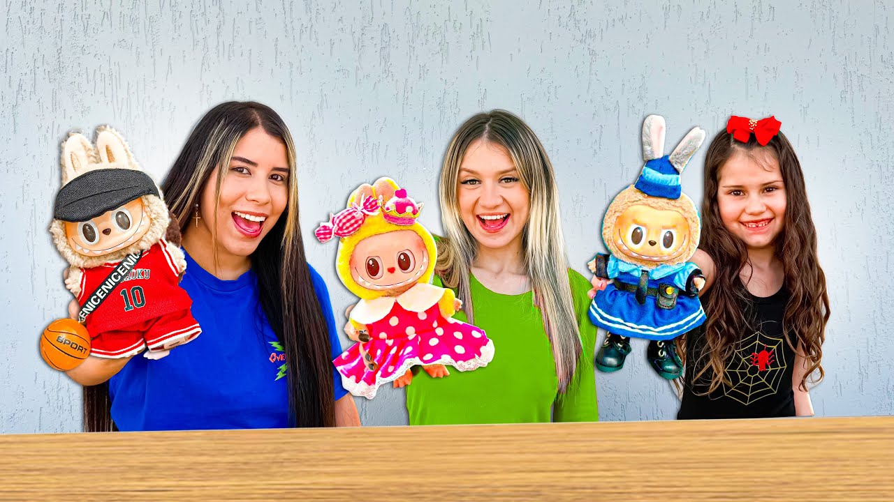 DEI UM LABUBU COM ROUPINHA PRA MINHA IRMÃZINHA E PRA PRODUÇÃO!!