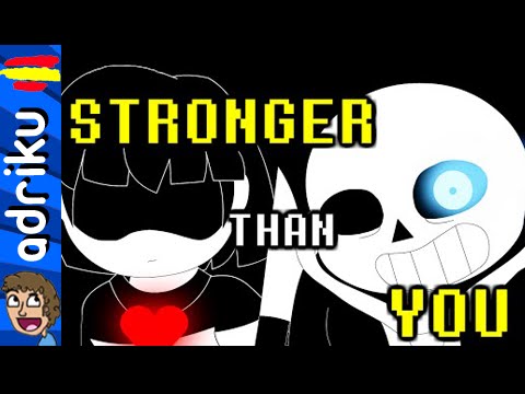 Sans Battle: Stronger Than You - Undertale Animation [Fandub Español]