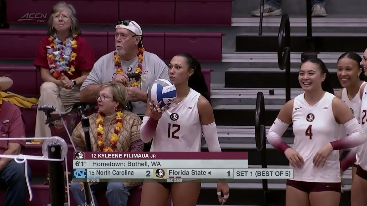 North Carolina vs. Florida State Full Match Replay | 2025 ACC Volleyball