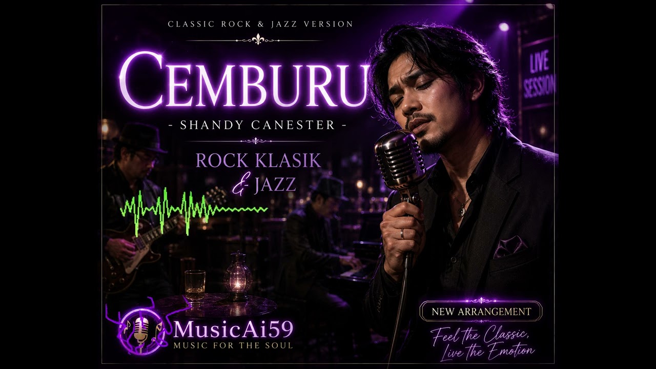 SANDY CANESTER - Cemburu (Classic Rock \u0026 Jazz Cover) | Musik Indonesia HITS 2000 an