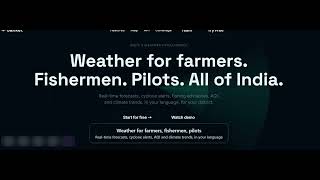 Full Walkthrough Sanket India's AI Weather Assistant  SIH 2026 screenshot 1