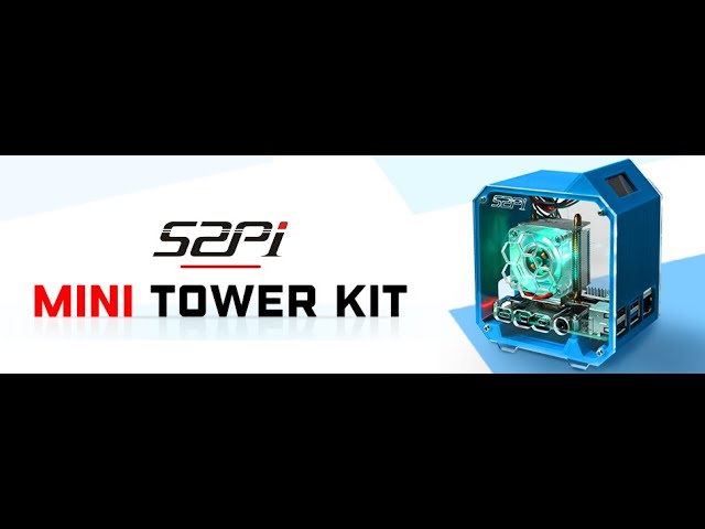 Mini Tower UPS Kit for Raspberry Pi 4 Model B and Kits