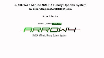 ARROW4 – 5 Minute NADEX Binary Options System Review