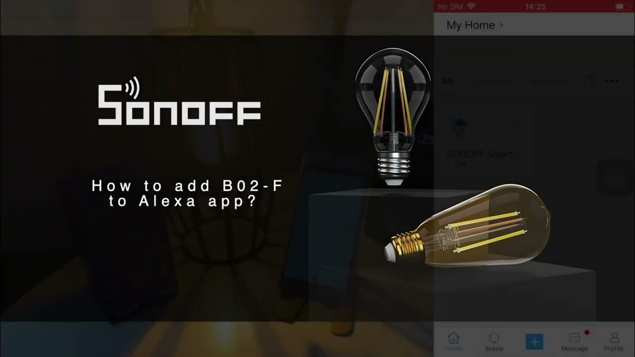 How to add & connect the Sonoff Smart bulb to Alexa YouTube