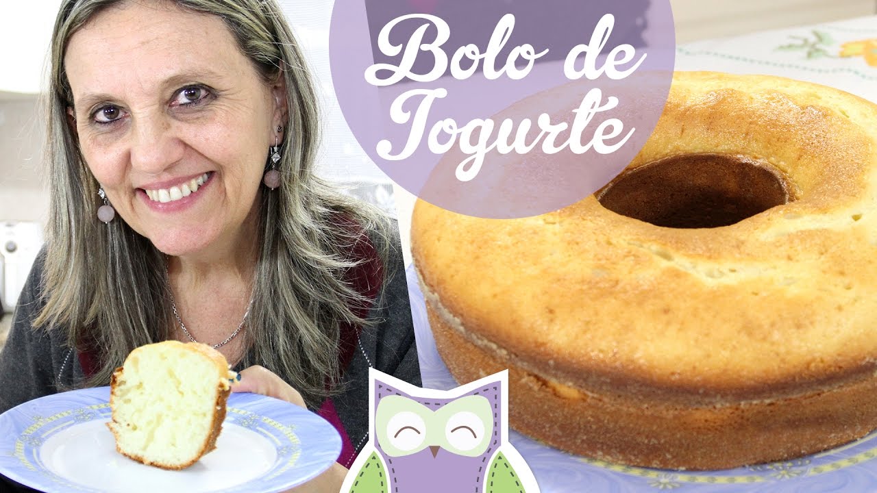 BOLO DE IOGURTE (MUITO FÁCIL) RECEITAS DA MÃE CORUJA #108