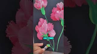 Brush Stroke Becomes a Stunning Flower 🎨🌸 #short