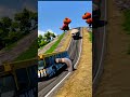 Long City Buses vs Low Pipes - BeamNG.drive