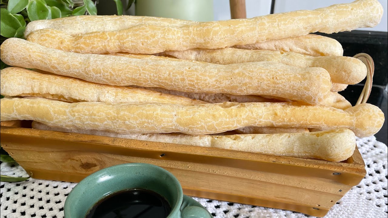 ⭐ BISCOITÃO DE POLVILHO CROCANTE — Sem Glúten e Sem Lactose! 🧡