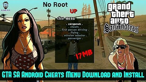 GTA SA Android Cheats Menu Download & Install Easy | NO ROOT (17MB)
