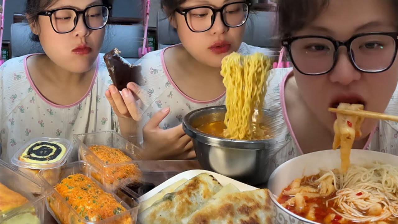 EATING SO MUCH WITH HOT FOOD CHALLENGE, ASMR & MUKBANG WITH SOUND #ah11asmr #food #asmr #mukbang