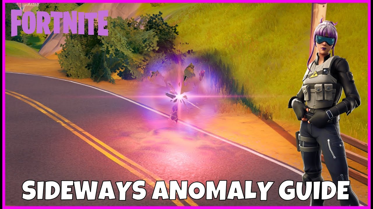 SIDEWAYS ANOMALY GUIDE Fortnite Chapter 2 Season 8 YouTube