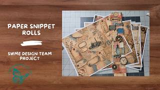 Paper Snippet Roll SWME Design Team Project  #swmedesigteam #junkjournaling