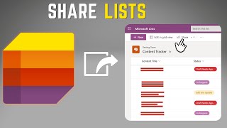 share microsoft lists properly - share whole list or. single item