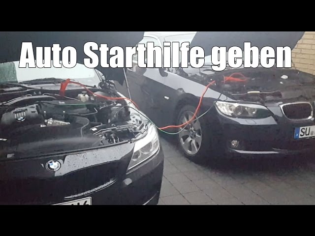 Auto Starthilfe geben - Wie überbrücke ich richtig 