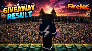 Giveaway Result Of Privious Giveaway Video In Fire Mc