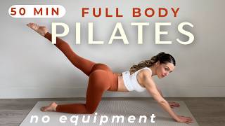 50 Min Full Body Pilates Burn | No Equipment, Fat Loss & Strength