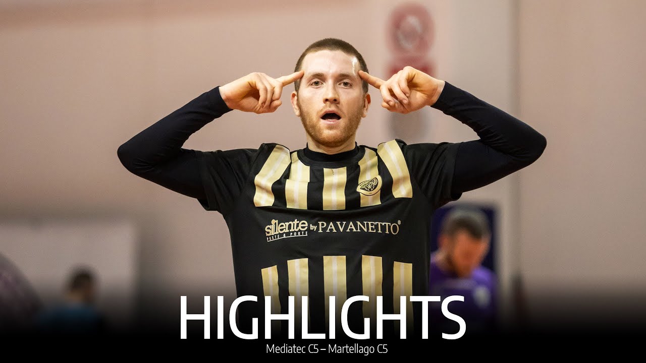 HIGHLIGHTS | Mediatec C5 vs Martellago C5⚽ Serie C2🤝 Pareggio 5-5