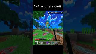 1v1 with snnowii in hive skywars ☠️🤯#sorts#minecraft