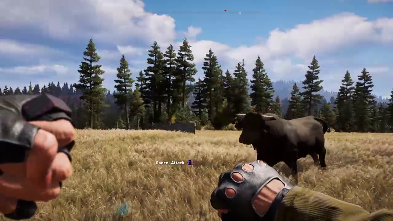 Far Cry 5 - Bull snatching glitch