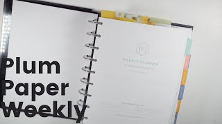 Plum Paper Weekly | Planning With Kristen