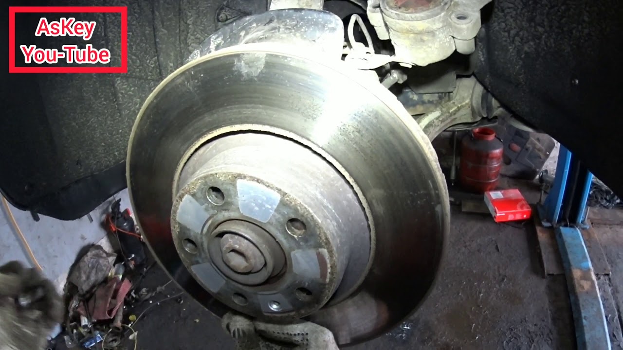 🎥🛠👍Замена передних тормозных дисков и колодок Audi A6 #тормозные #диски ...