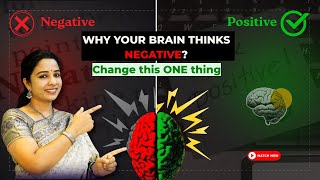 Why Your Brain Thinks Negative? & How To Change It Dr. Rajitha Vanga