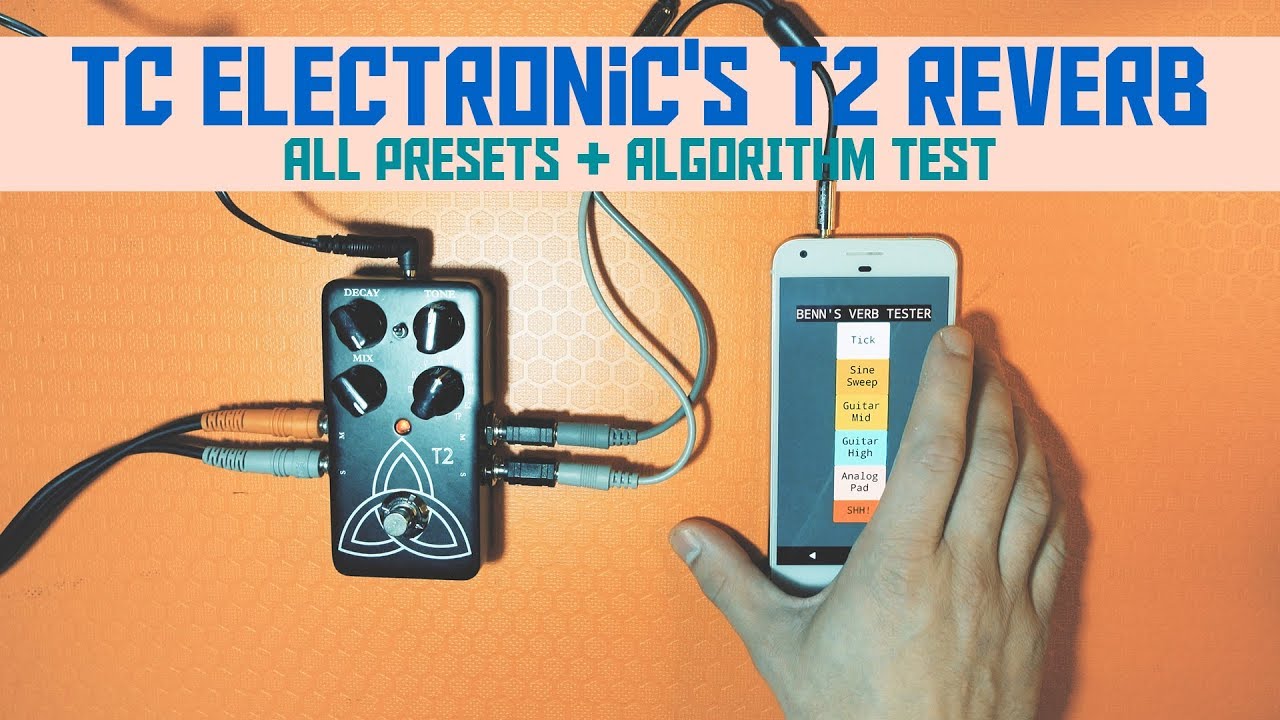$150 TC Electronic T2 Reverb - All Presets and Stress Test