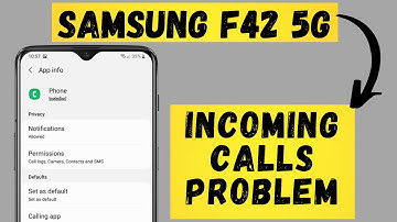 Samsung f42 5g incoming calls problem | calls not showing on display screem 2022