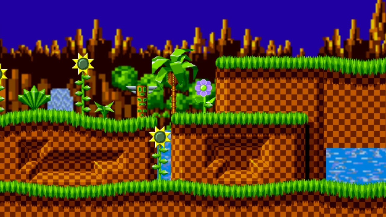 Novos sprites (Green Hill) - Sonic Genesis