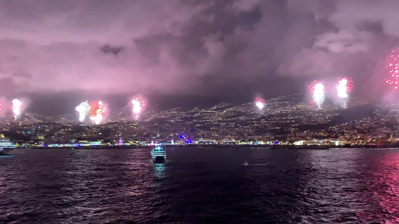 Silvester Madeira 2018 Blick Auf Funchal Von Der Mein Schiff 1