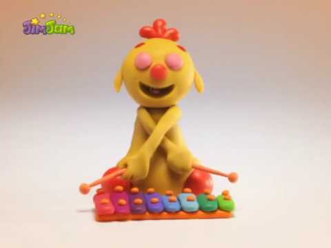 Play Doh Xylophone children's cartoon musical instrument - YouTube