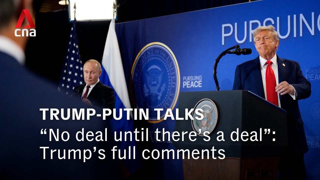 Trump-Putin talks: "No deal until there's a deal" | Trump's full comments
