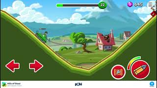 Tricks to SURVIVE BACK DOWN Make Hills of Steel Level 22 EASY! (2x Try)
