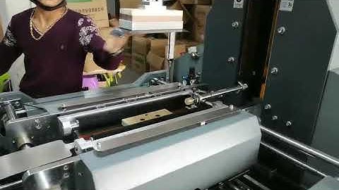 BF450 Semi-auto rigid box making machine