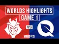 G2 vs FLY Highlights Game 1 | Worlds 2025 Swiss Stage | G2 Esports vs FlyQuest