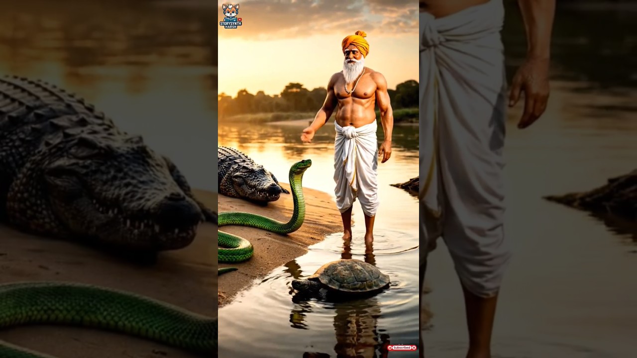 “Elderly Farmer Saves Farm from Snake & Crocodile | Cinematic 3D Animated Short Story”